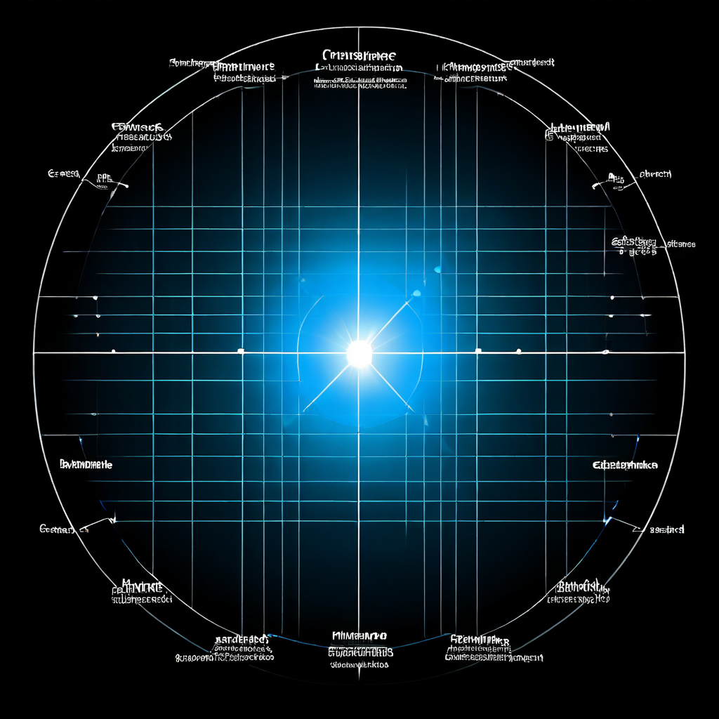 로컬 디밍 기술이 동작하는 방식을 보여주는 다이어그램으로, 백라이트 그리드의 각 구역이 표시되는 콘텐츠에 맞춰 독립적으로 밝아지거나 어두워지는 원리를 설명합니다.