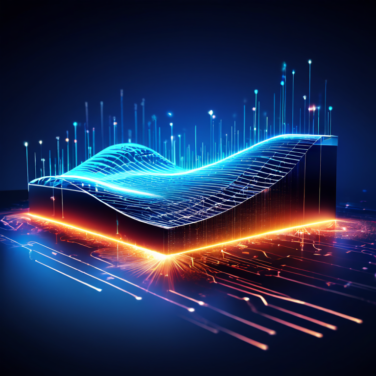 전파의 회절 현상과 밀집 매질을 통과하며 점차 감쇠하는 전자기파의 특성을 설명하는 과학 삽화입니다.