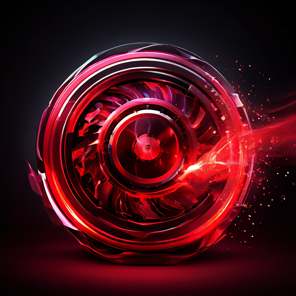 터보차저가 가열되어 붉게 빛나며 강력한 엔진으로 밀집된 공기 분자가 유입되고, 급격히 상승하는 마력과 토크를 나타내는 그래프가 함께 표현된 고성능 자동차 엔진 작동 개념 이미지입니다.